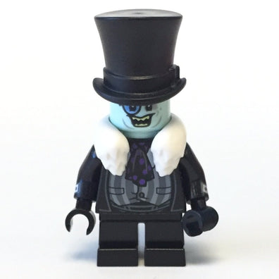 LEGO Minifigure-The Penguin - White Fur Collar-Super Heroes / The LEGO Batman Movie-SH314-ACC1-Creative Brick Builders